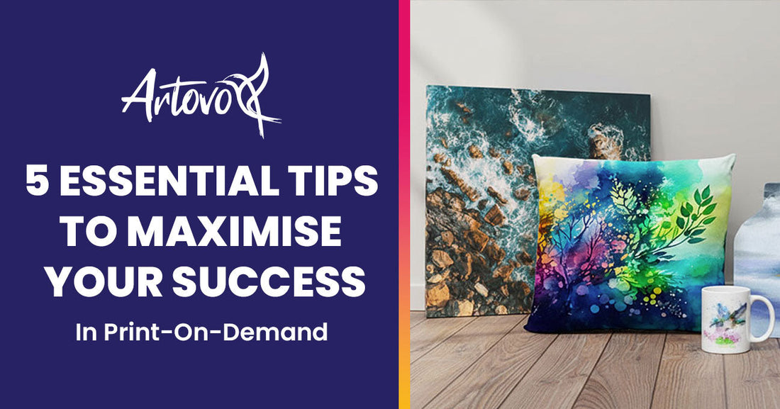 5 Essential Tips to Maximise Your Success in Print on Demand