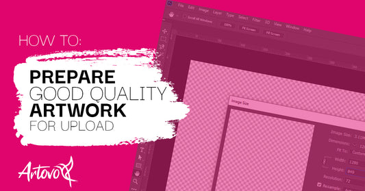 Prepare quality artwork for upload